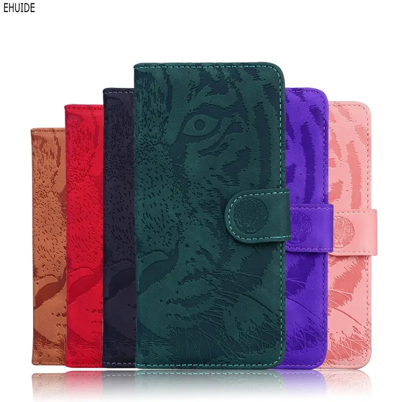 

Flip Tiger Pattern Case For LG Stylo 7 Velvet 5G Q60 K50 K41S K51S K61 K52 K62 K42 Q52 Stylo 5 6 Leather Wallet Card Cover