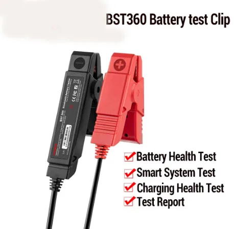 LAUNCH X431 BST360 Battery test Clip Analyzer 12V 2000CCA Voltage Battery Test Car Battery Tester Charging Cricut Load Tools