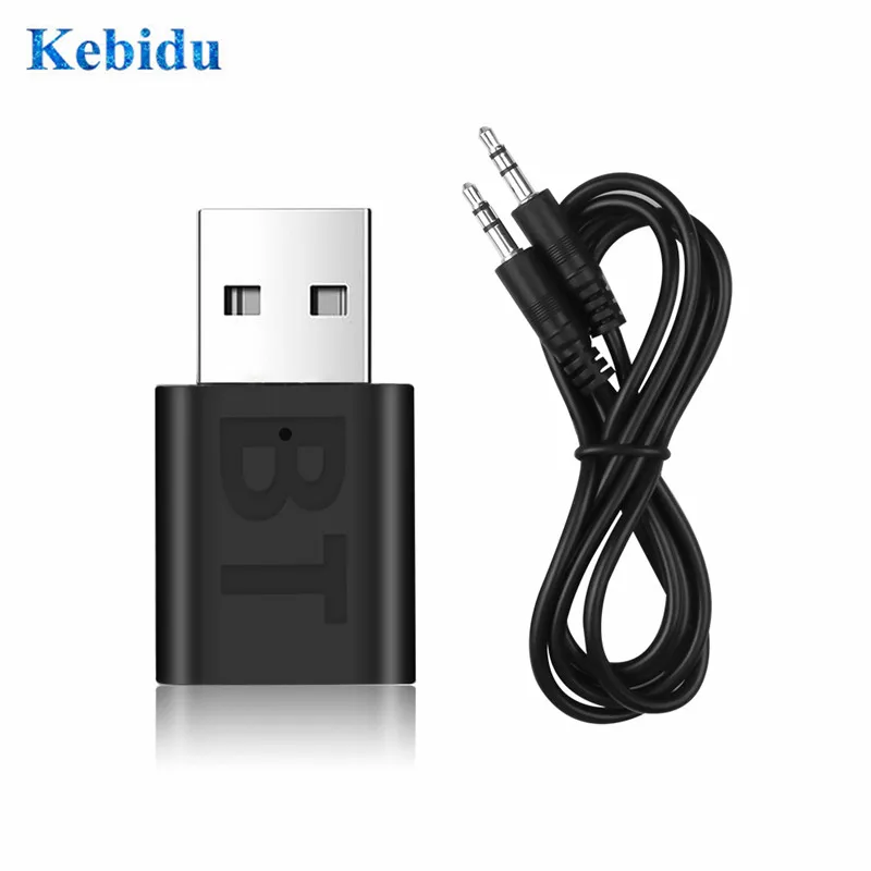 Автомобильный Bluetooth ресивер KEBIDU с разъемом AUX 3 5 мм 0 беспроводной аудиоадаптер
