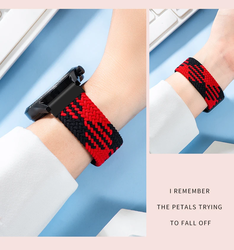 20mm 22mm Band for Samsung Galaxy watch 4/5 classic 46mm 42mm active 2 amazfit gts/2 mini braided correa huawei gt 2/3 pro strap