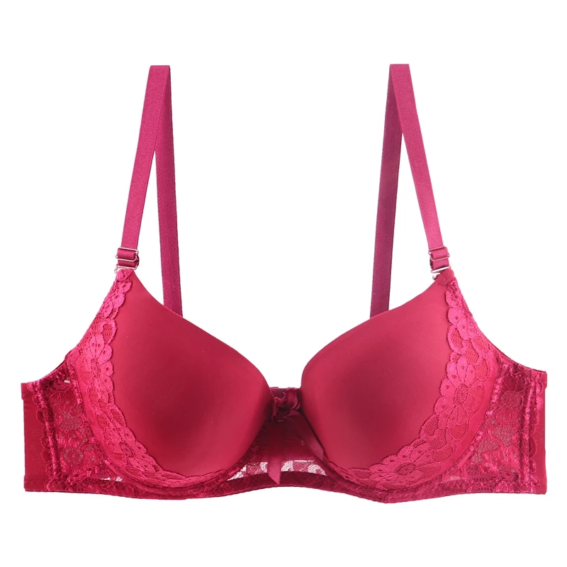 Женский бесшовный кружевной базовый мягкий бюстгальтер Parifairy тонкий Треугольный