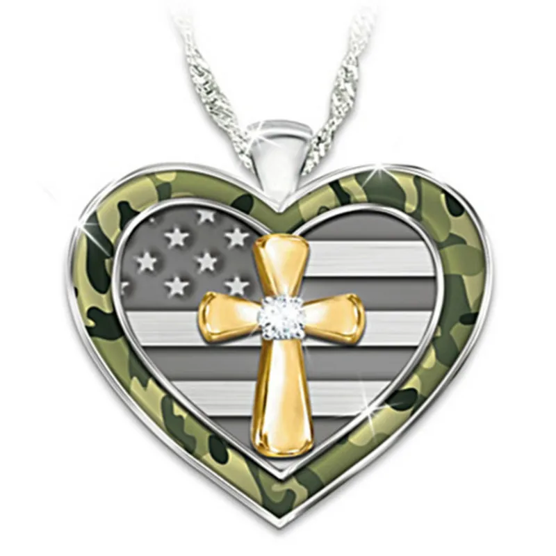 Футболки в стиле хип хоп модное ожерелье для мужчин и женщин с камуфляжным