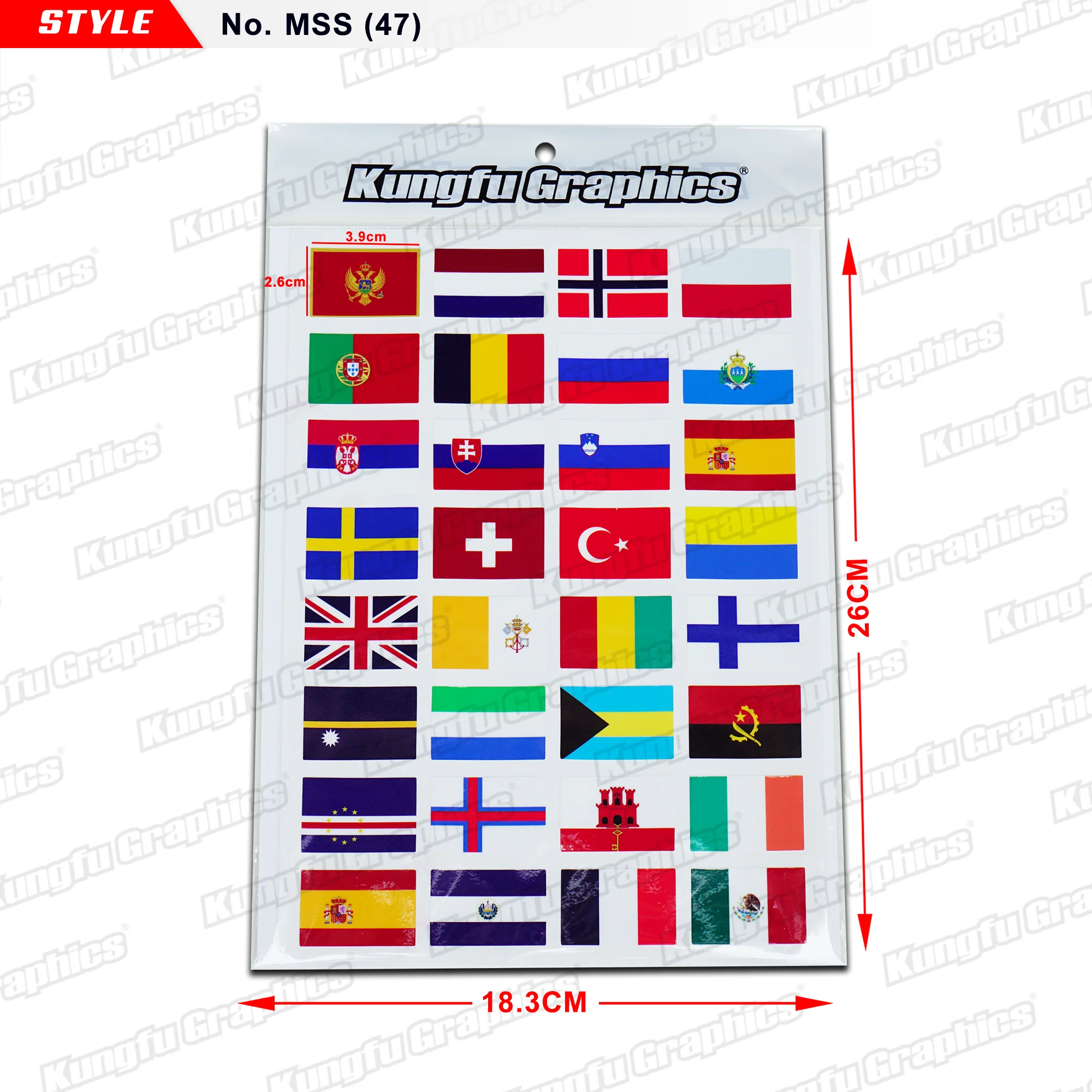 KUNGFU графика ЕС Европа страны еврофлаг наклейки виниловые этикетки для