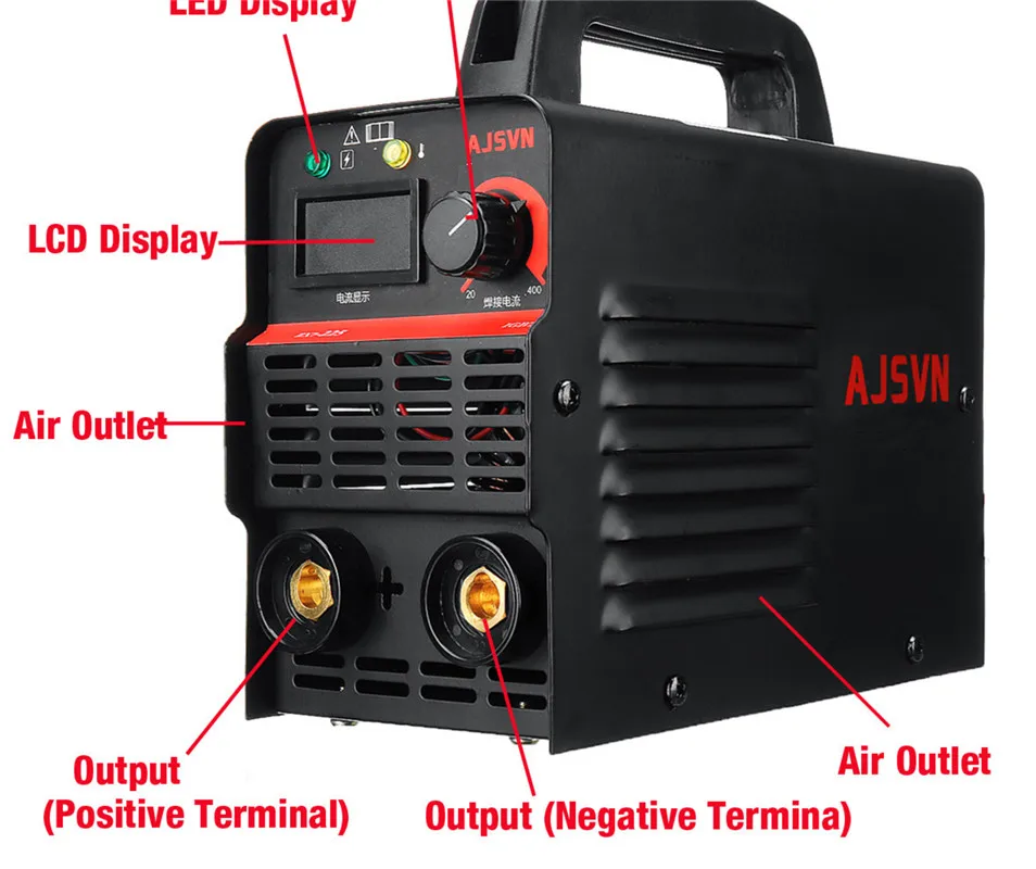 220V Welding Machine Mini Welding Inverter 20A-225A IGBT Digital Display