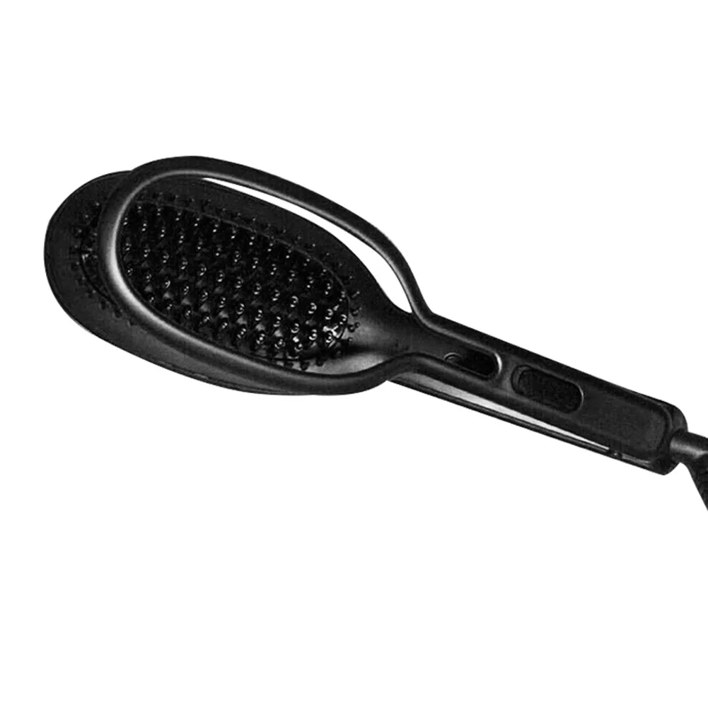 Керамическая щетка для укладки с прецизионным прессом прямая локон двойного