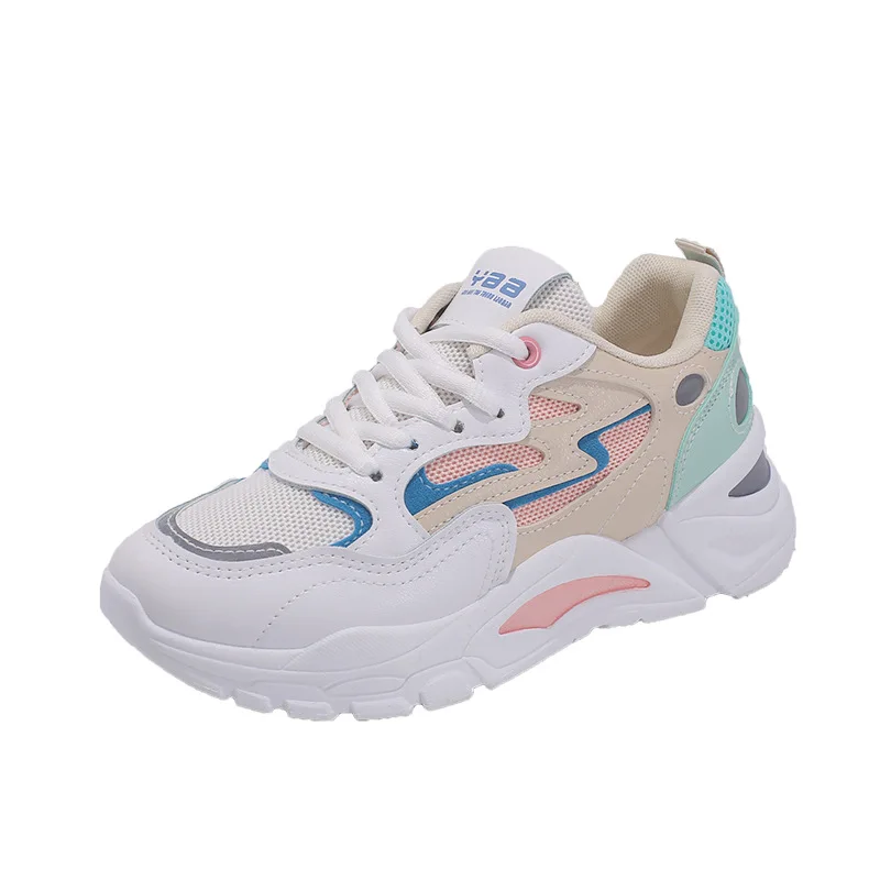

Women Sneakers Women's Shoes Ladies Casual Breathable Flats Female Vulcanized Shoes Lace Up Walking Shoes Basket 2021 Platform