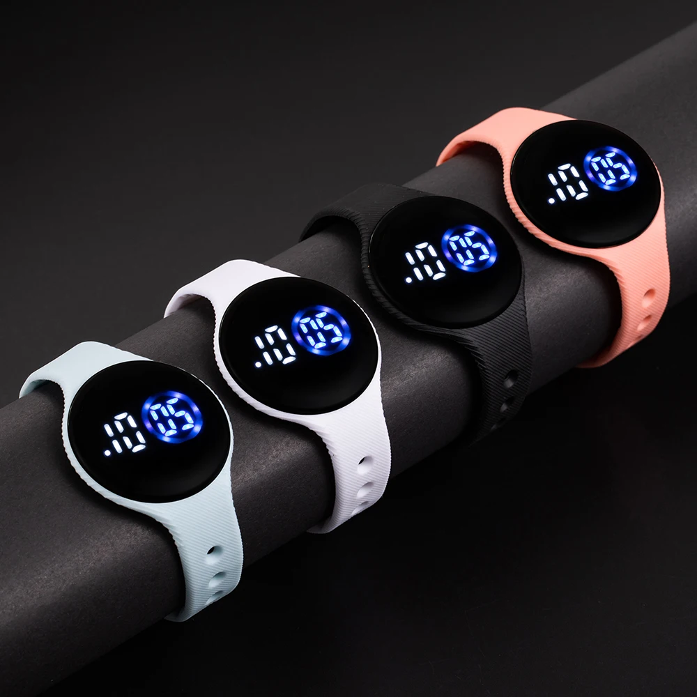Children Electronic Sport LED Digital Wrist Watch Boys Silicone Watch Girls Watch Cartoon Girl Kids Gift Relogio Infantil Lovely