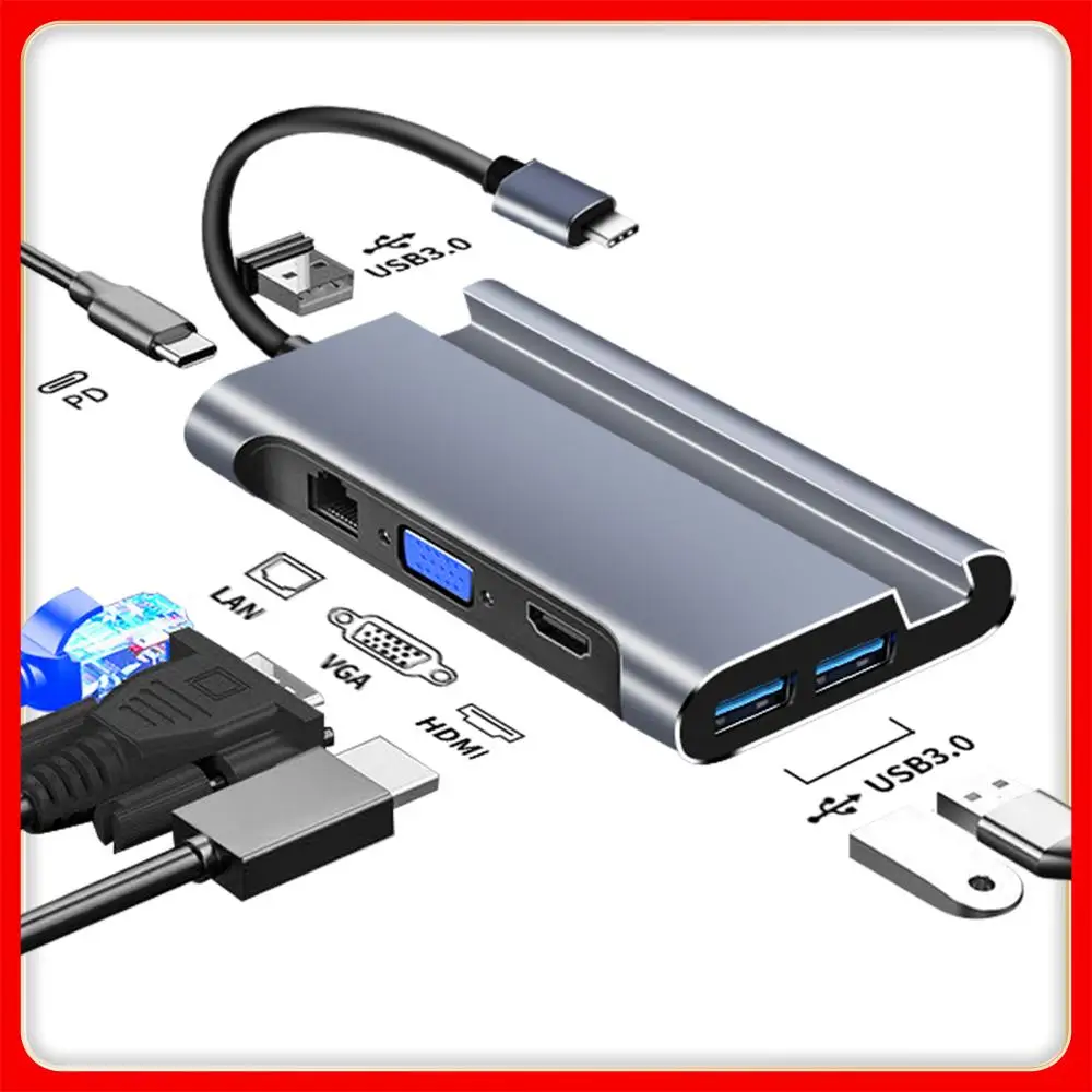 snowkids тип c концентратор usb док стан