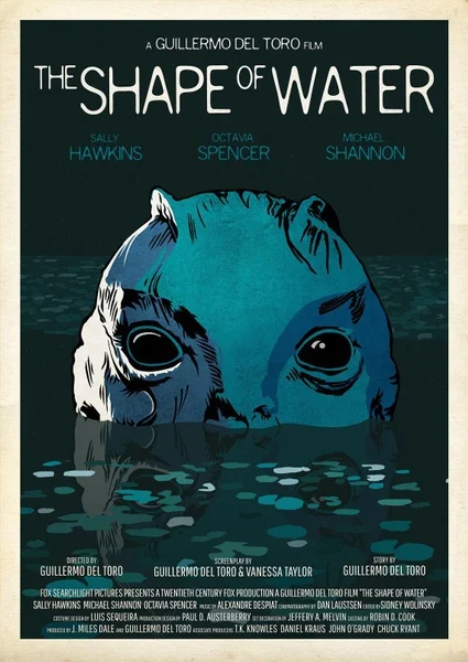 

Retro tin paintings The Shape Of Water Retro Style Movie Poster Art Print Tin Sign Bar Pub Home Wall Decor Metal Art Poster