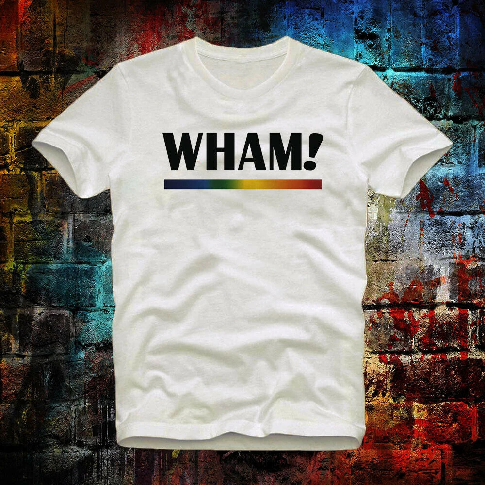 Wham футболка Ретро винтажная Унисекс Женская Мужская B601 тренажерные залы Фитнес