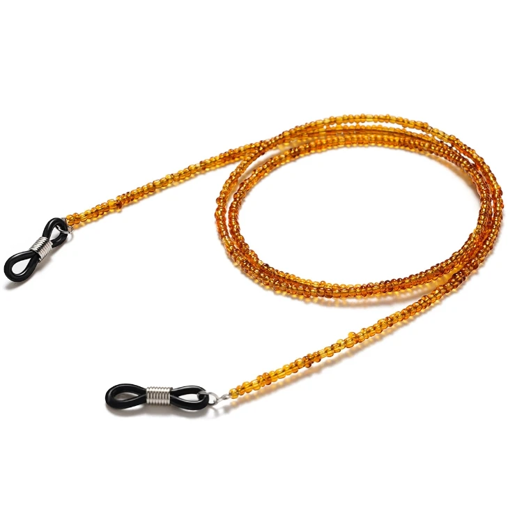 

Bohemia Amber beads Cords Reading Glasses Chain Fashion Women Sunglasses Accessories Ethnic style Lanyard Hold Straps