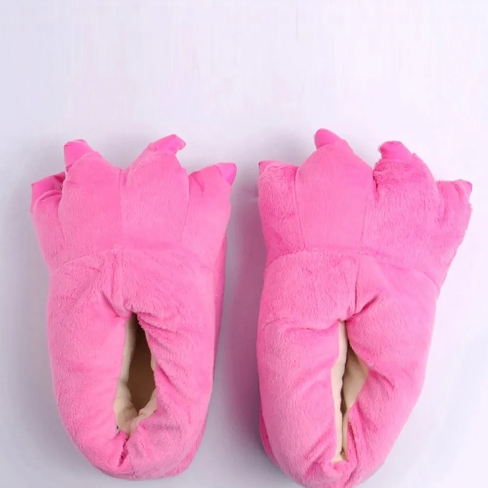Kid Baby Girls Winter Warm Indoor Slippers Funny Animal Paw Claw Shoes kids shoes Girl winter Детские тапочки |