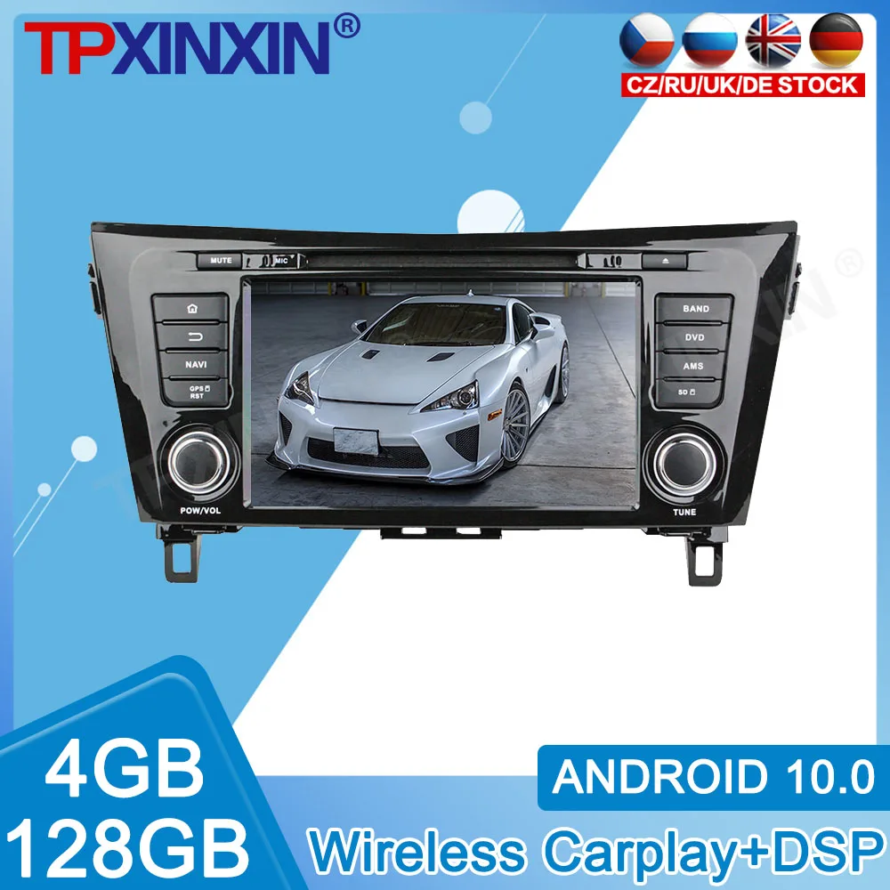 

Android 10 Carplay For Nissan X-TRAIL Qashqai Dualis Rouge 2013-2017 Radio Recorder Multimedia Player Stereo Head Unit GPS