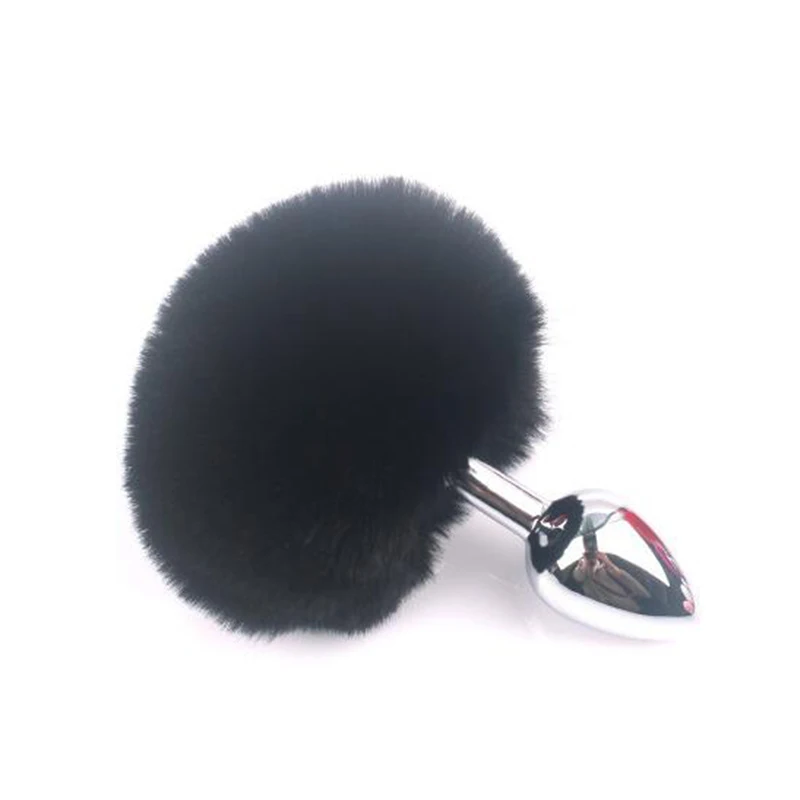 Sefllo заглушка в виде хвоста кролика анальные игрушки из нержавеющей стали