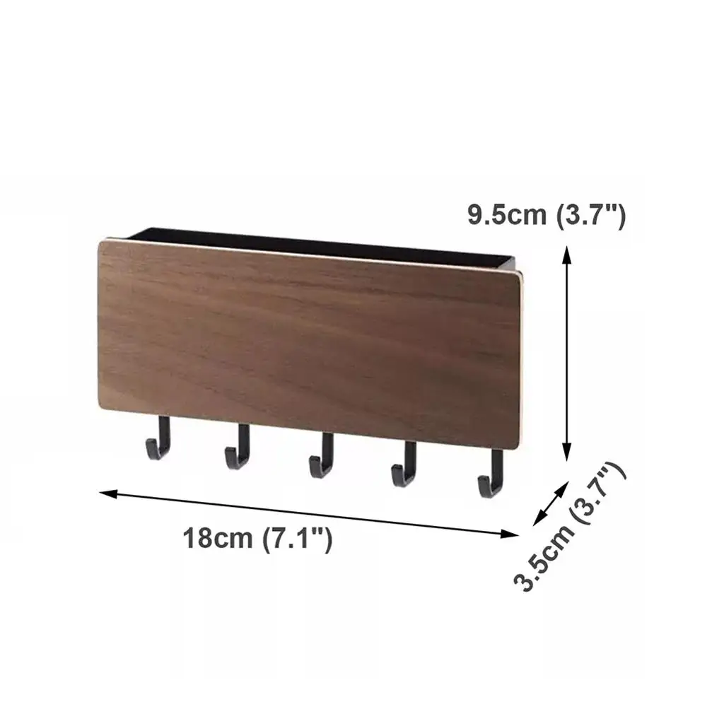 1 шт. настенная деревянная декоративная полка коробка для хранения мелочей