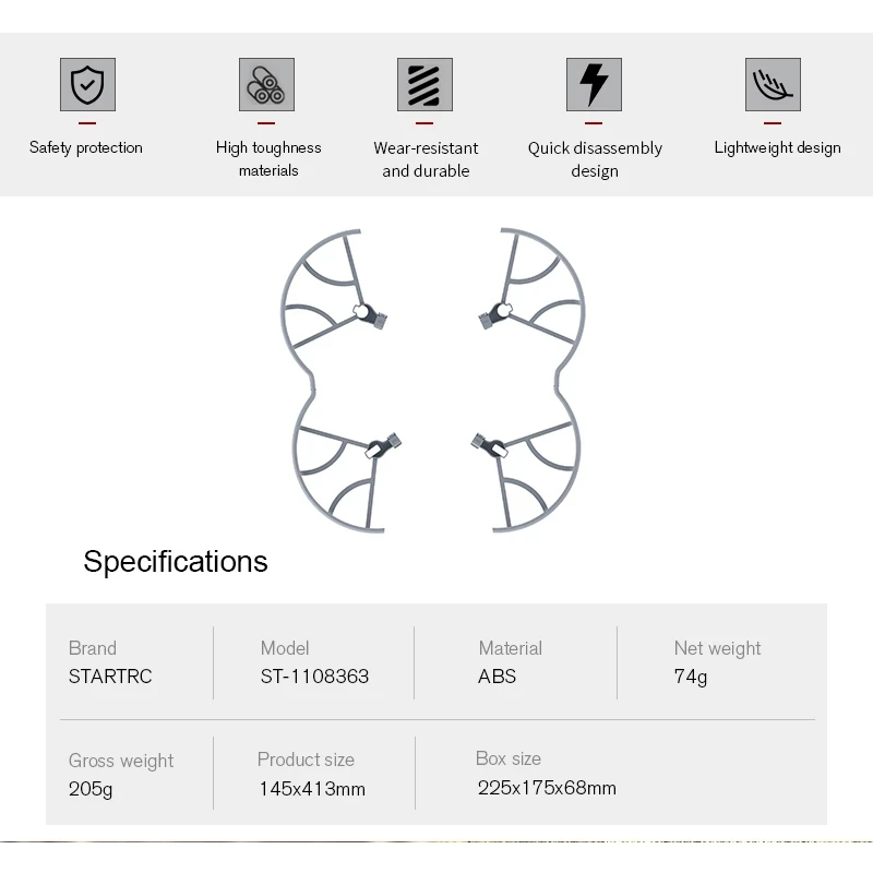 Mavic Air 2S Drone Propeller Guard Quick install Props Protector Guard for DJI Mavic Air 2S / Air 2 Drone Universal  Accessories images - 6