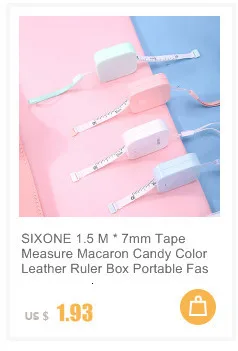 SIXONE простой лента Washi резак Портативный канцелярские принадлежности прозрачный держатель ленты лента для безопасности Сделай сам Лента приклеивается к периферии инструмент