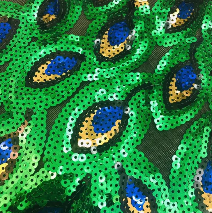 1 Pcs Animal Peacock Sequins Patches for Clothing Sewing Garment Applique Embroidery Diy Accessory Party Decorations | Дом и сад