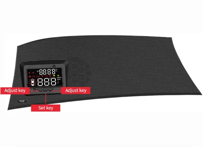 Автомобильный HUD Head up display OBD II Защита от перенапряжения для Toyota 2018 новая система