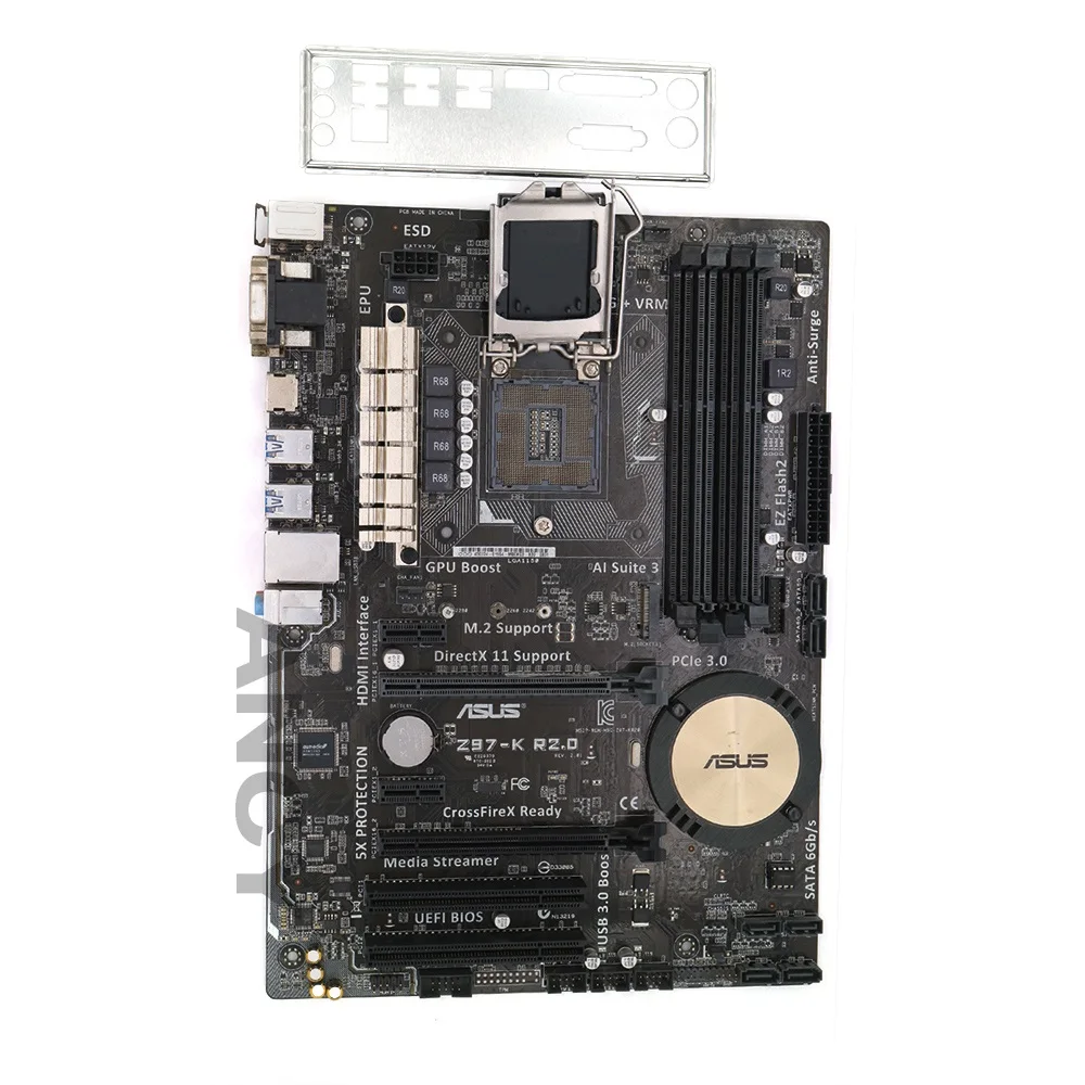 Б/у настольная Материнская плата Asus Z97 K R2.0 Socket LGA 1150 i7 i5 i3 DDR3 32G SATA3 ATX|desktop
