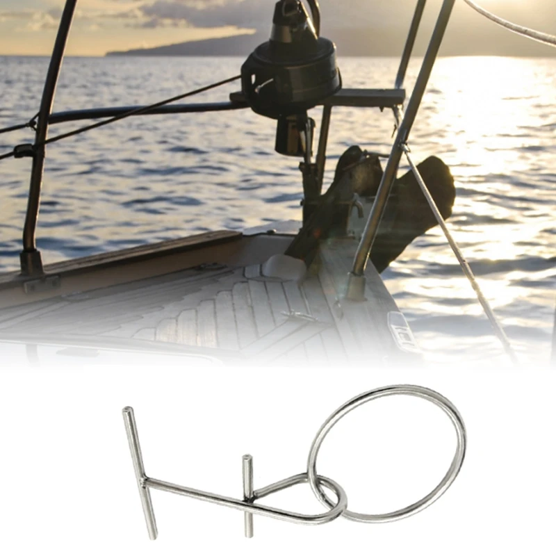 

Portable Dock Cleat 316 Stainless Steel with O-Ring for Fenders, Bumpers, Mooring Line Marine Grade