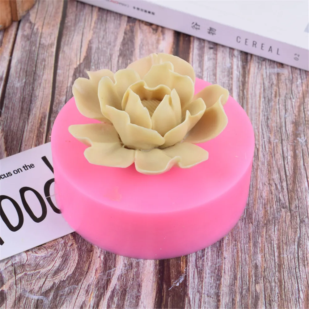 Силиконовая 3D форма в форме цветка для помадки шоколада мыла формы конфет тортов