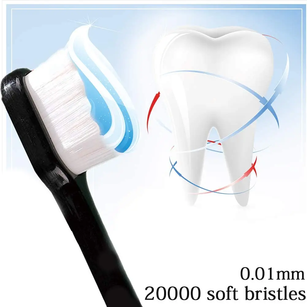 Дропшиппинг ультра мягкие NanoToothbrush с мягкой щетиной зубные щетки для взрослых 20000