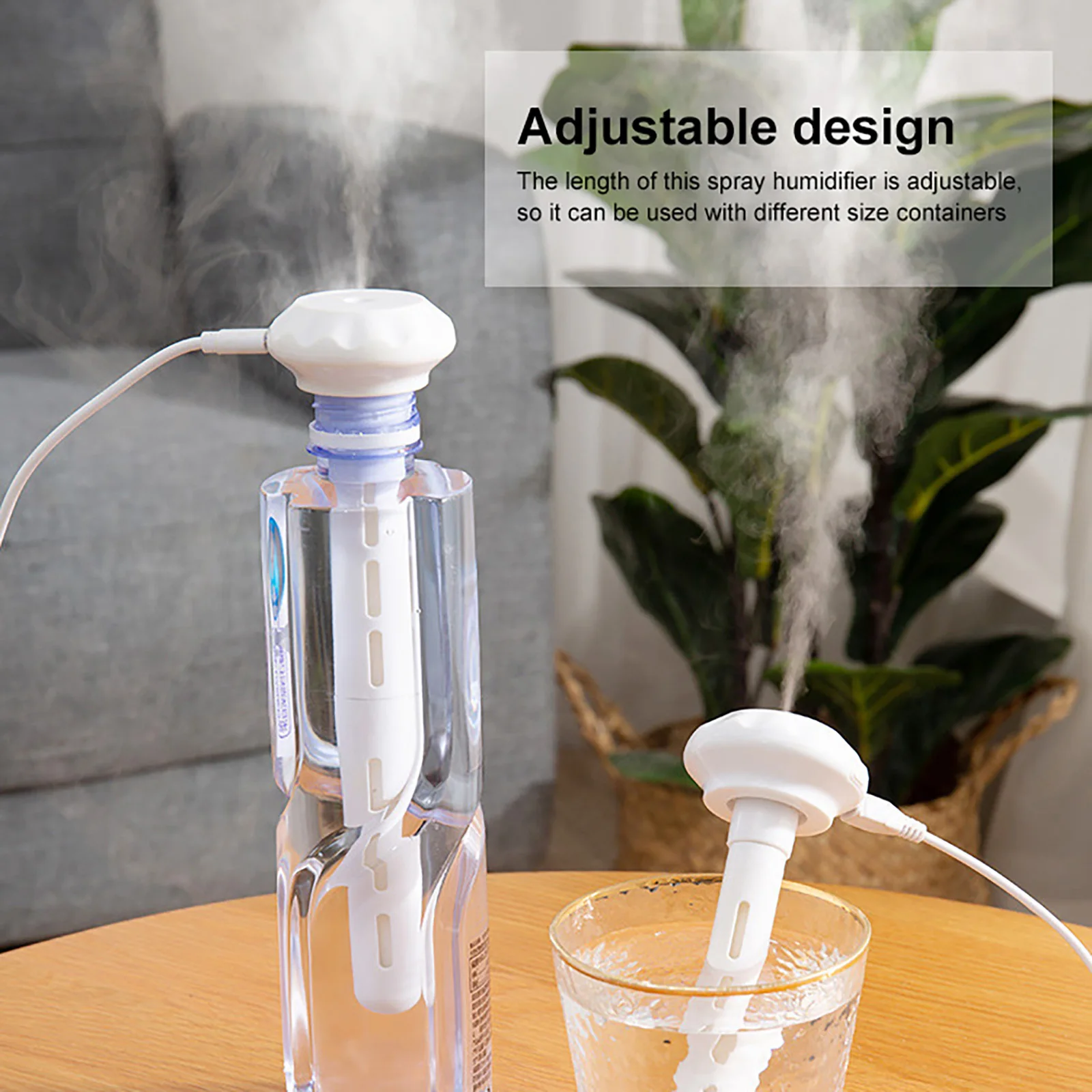 

Mini USB Rechargeable Air Humidifier Portable Silent Wireless Humidifier Water Replenishment Instrument for Home Car Difusor