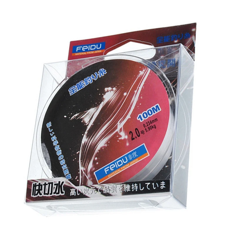 Рыболовные лески 100 м мультифиламентные прочные нейлоновые рыболовные не