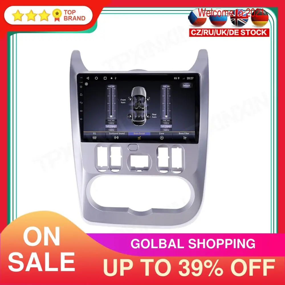 

6+128G Android 10 For Renault Logan 2009-2013 Car GPS Navigation Radio Player Car Multimedia Player Head Unit Tape Recorder IPS