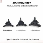 Бесплатная доставка, сантехника 3 шт.лот 16-32 мм, обжимной инструмент, ручной разветвитель труб для сантехнических работ, стандартные внутренние и внешние Калибровочные трубы