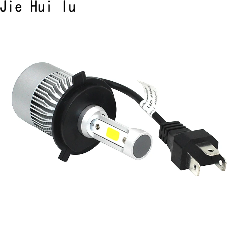 Светодиодный S2 H4 H7 H1 COB светодиодный головной светильник лампы H11 H13 12V 9005 9006 H3 9004 9007