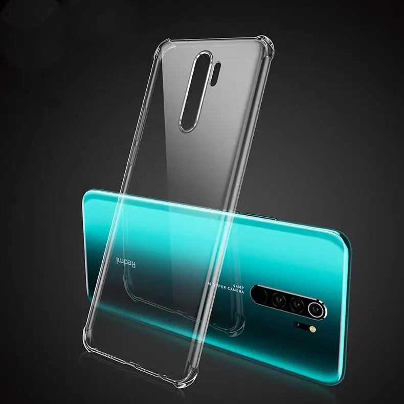 Airbag Soft TPU Case For Xiaomi Redmi Note 8T 7 6 5 Pro 8A 7A 6A Plus Mi 9 5G CC9 10 Shockproof Clear Capa Cover |