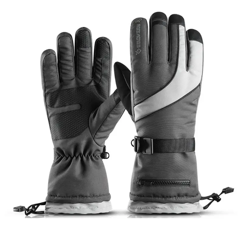 

Men Women Ski Gloves Winter Outdoor Riding Waterproof Touch Screen Glove T5UF