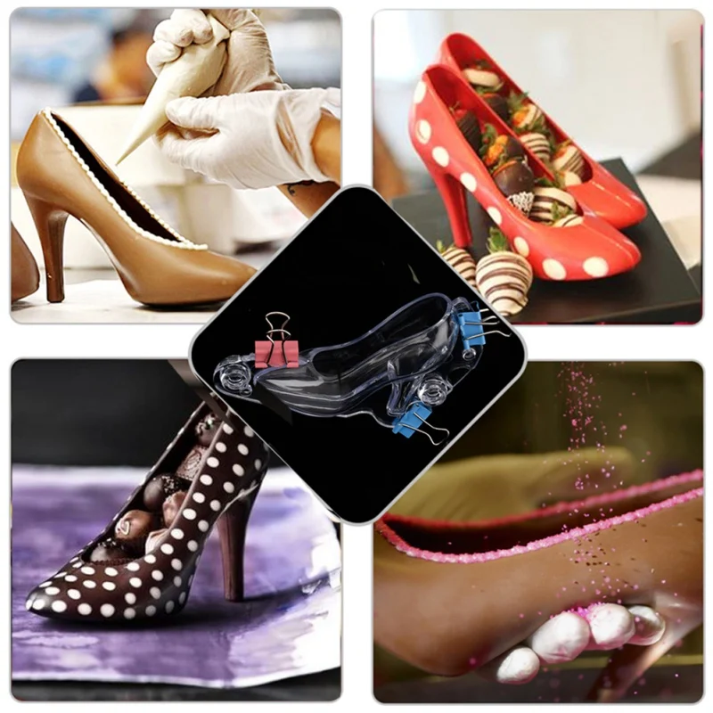 Обувь на высоком каблуке пресс-форм Туфли и платформе из поликарбоната форма для