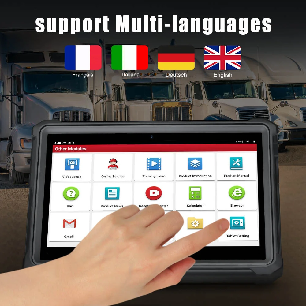 LAUNCH X431 V+ Heavy Duty HD Module Wireless 24V Truck Diesel Car Diagnostic Tools Full System Obd2 Scanner Auto Tool | Автомобили и