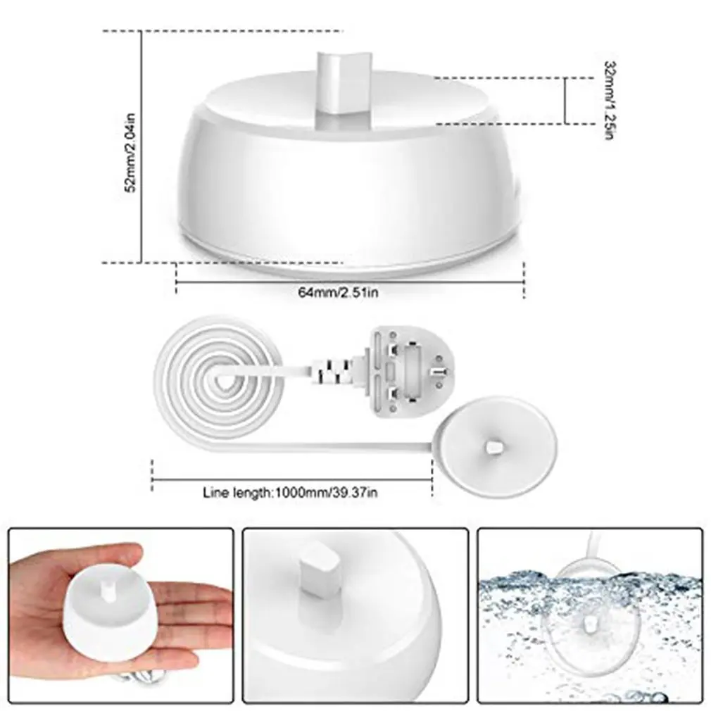 

Replacement Electric Toothbrush Charger Model 3757 110-240V Suitable For Braun Oral-b D17 OC18 Toothbrush Charging Cradle