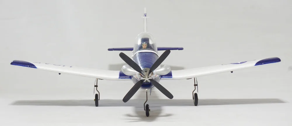 RC самолет электрический T-6 T6 PNP версия модернизирована для 4S мощности