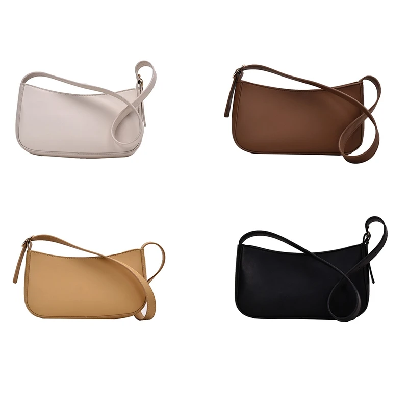 

Summer Simple Handbag Cute Solid Color Small PU Leather Shoulder Bag Shoulder Bag Shoulder Bag