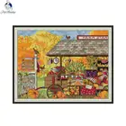 Богатая сельскохозяйственная продукция вышивка крестиком наборы 11CT 14CT цветок холст хлопок нить Рукоделие Ремесла кухня домашний декор