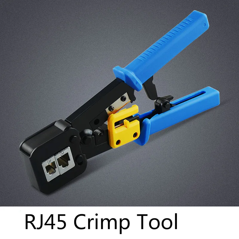 ez rj45 crimper RJ45 crimping tool hand network kit for cat6 cat5 cat5e rj11 connector 8P 6P lan Cable Wires pliers | Компьютеры и