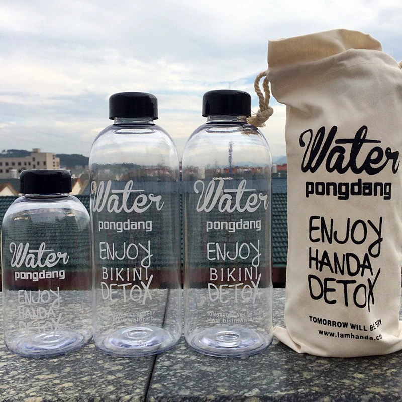 

1pc Water Bottle 600 / 1000ml Outdoor Sports Water Cup Large Capacity Portable Sports Camp Bicycle Travel Plastic Water Cup Outd