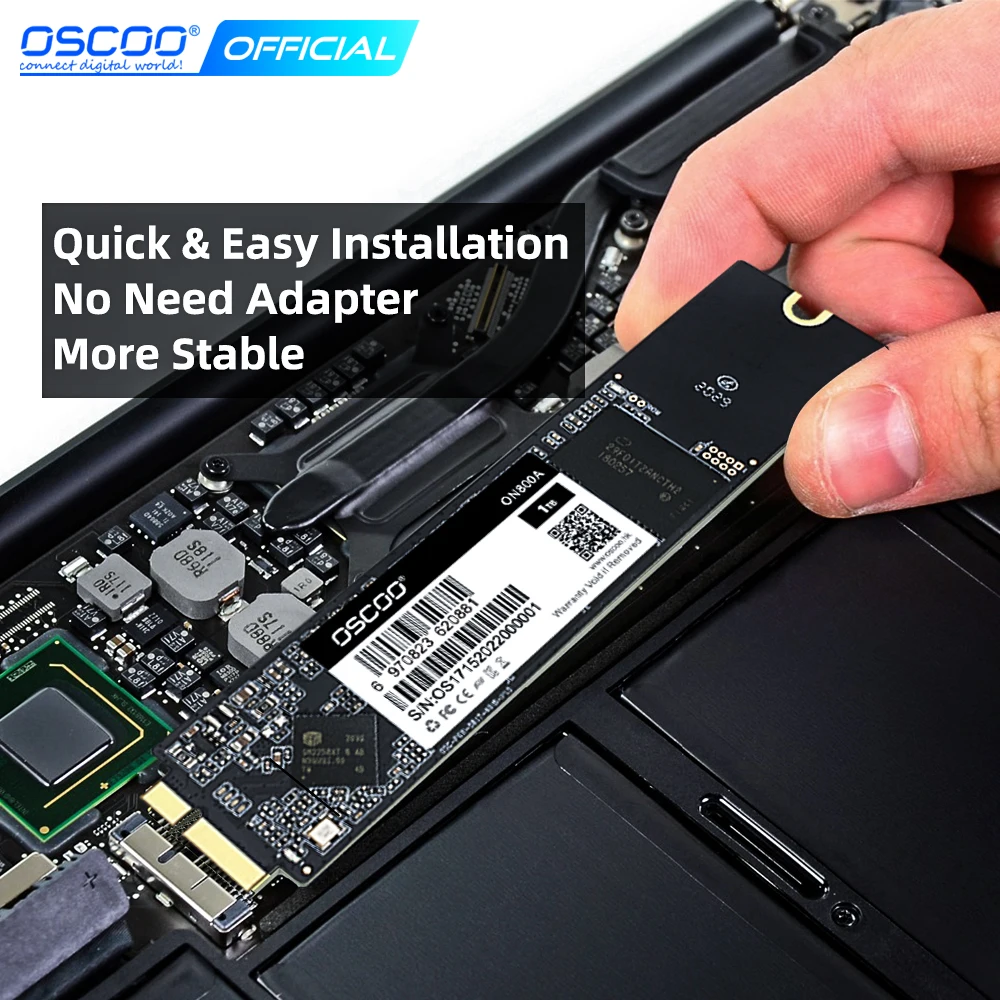 Жесткий диск Oscoo SSD 128 ГБ 256 512 1 ТБ для Macbook 2011 A1369 A1370 жесткий 2010 Apple macbook | Компьютеры и