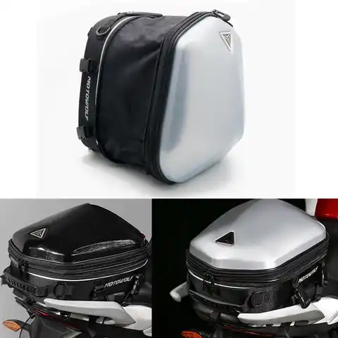 Сумка для мотоциклетного шлема ROCK BIKER, черные сумки для заднего сиденья, водонепроницаемая сумка для мотокросса, велосипедное снаряжение, к...