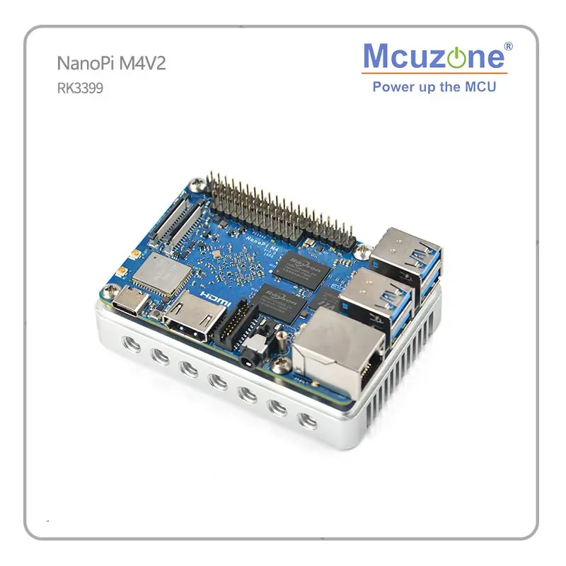 Бесплатная доставка! NanoPi M4 V2 4 Гб DDR4 Rockchip FriendlyELEC RK3399 SoC 2 4G &amp 5G двухдиапазонный WiFi +