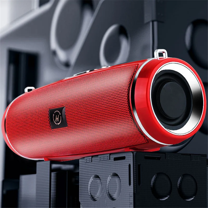 

Original Bluetooth Speaker Portable Speakers Soundbar Deep Bass Columns 360 degree surround Sound waterproof outdoor speakers