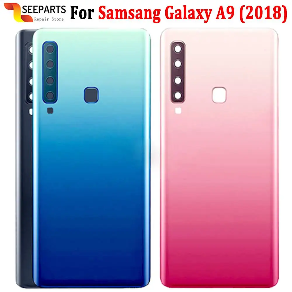 

Задняя крышка батарейного отсека для Samsung Galaxy A9 (2018), задний корпус для SAMSUNG A9S A920 A9200, Крышка батарейного отсека 6,3 дюйма