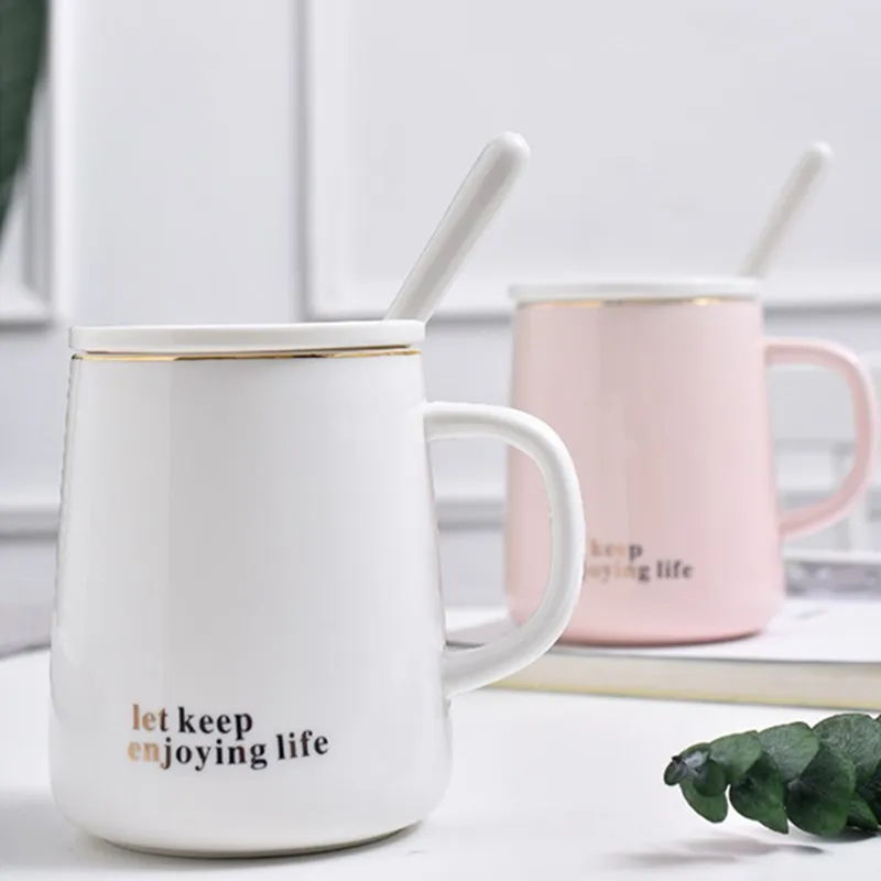 350 мл простая индивидуальная керамическая Студенческая кружка с буквенным