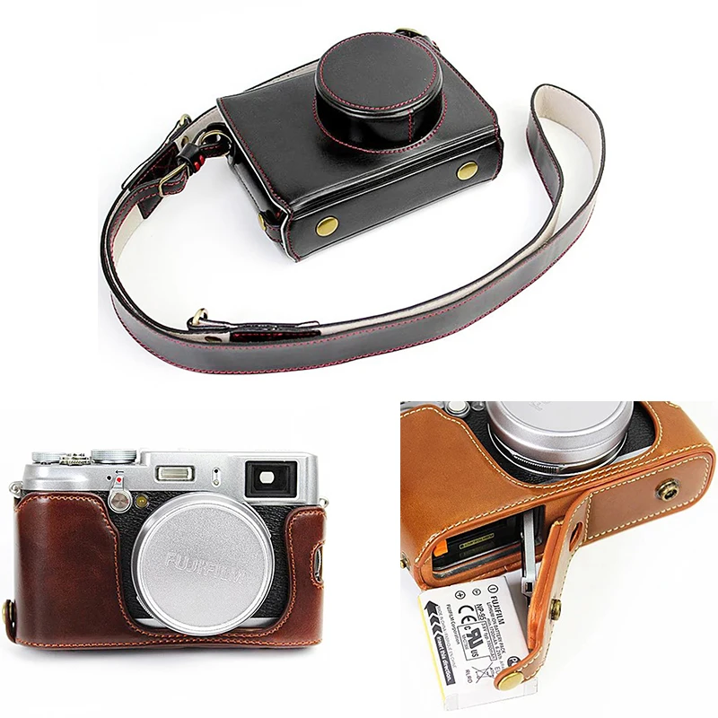 Женский чехол для цифровой камеры с ремешком Fujifilm Fuji X100 X100S X100T|Сумки