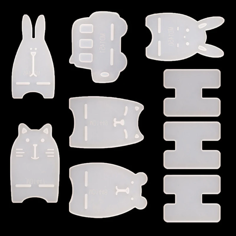 

1 Set Mobile Phone Stand Holder Epoxy Resin Mold Cellphone Bracket Support Rack Silicone Mould DIY Crafts Tool